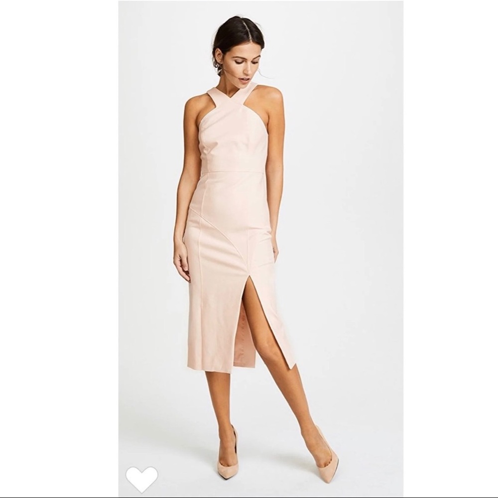 Cinq a Sept Melinda Halter Dress Blush XS